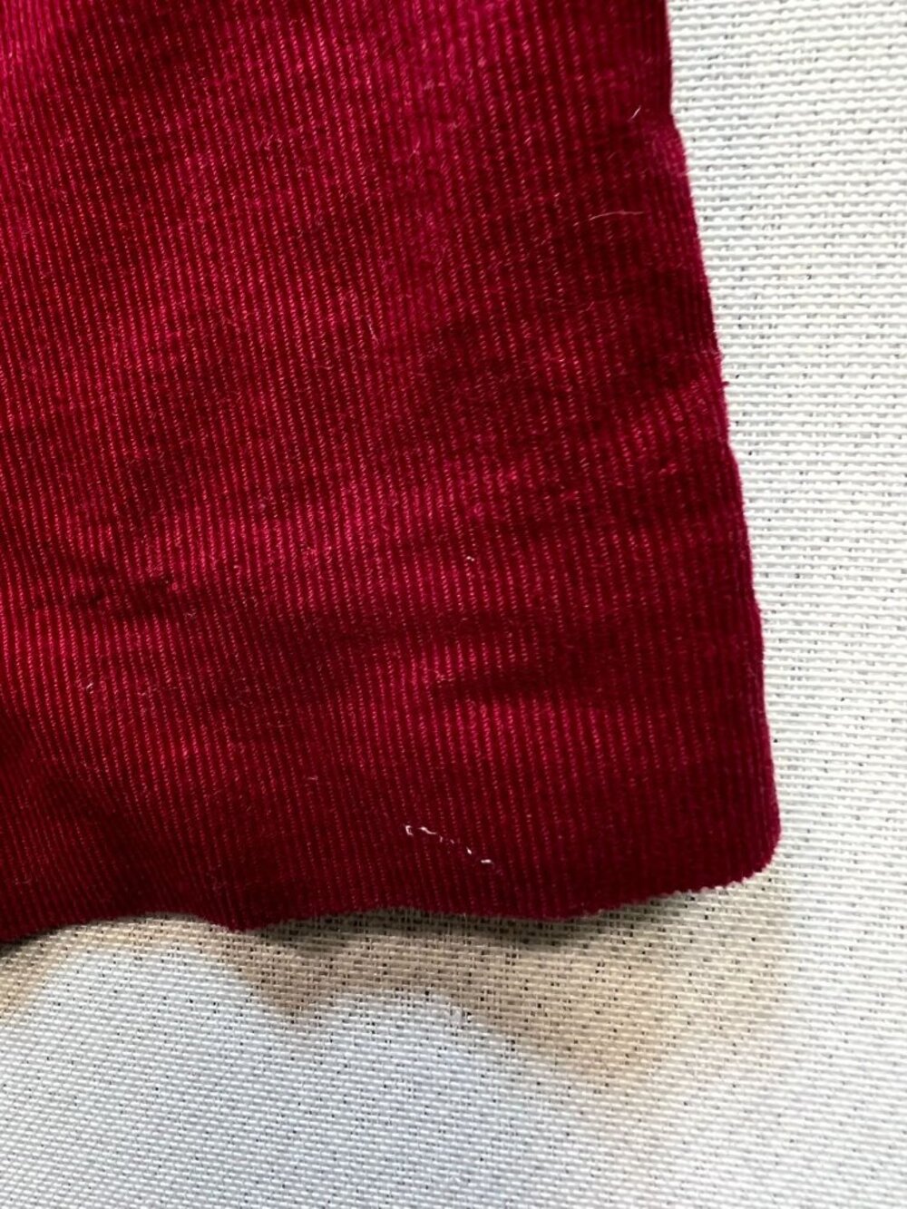 Eddie Bauer Womens Corduroy Button Front Midi Dress Long Sleeve Size 16 Burgundy - Picture 14 of 14